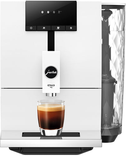 Jura Ena 4 Super Automatic Espresso Machine - Nordic White 