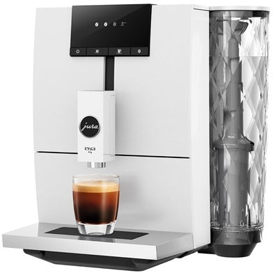 Jura Ena 4 Super Automatic Espresso Machine - Nordic White 
