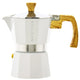 Grosche Milano Stovetop Espresso Maker - 3 cup / 5oz - White