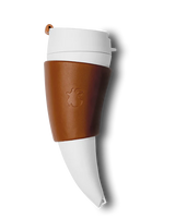 Goat Story Travel Mug - 470 ml - Leather - Brown
