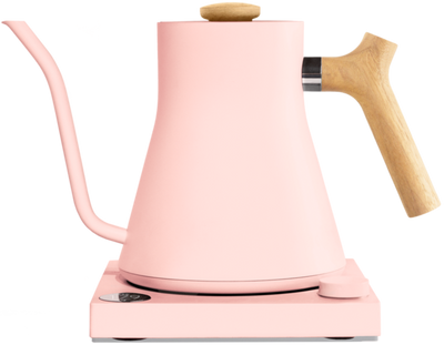 Fellow Stagg EKG Electric Pour-Over Kettle 0.9L - Warm Pink + Maple