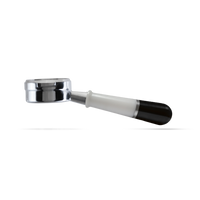 Pesado Bottomless (Naked) Portafilter for Nuova Simonelli & Victoria Arduino - White/Black