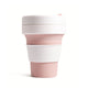 Stojo Collapsible Pocket Cup - White/Rose