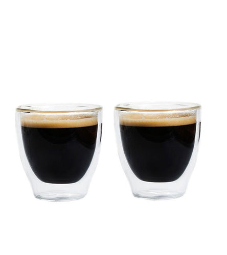 Grosche Turino Double Wall Espresso Glasses - 2.4 oz 