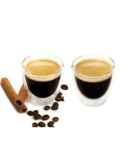 Grosche Turino Double Wall Espresso Glasses - 2.4 oz 