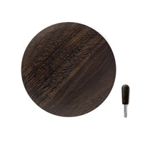 Wiedemann Hopper Lid For Mazzer Mini Type A - Smoked Oak