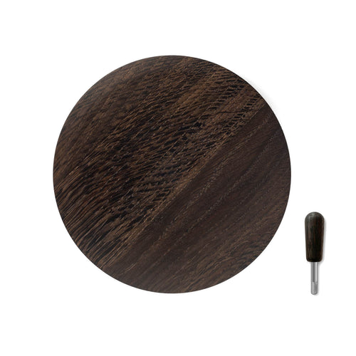 Wiedemann Hopper Lid For Mazzer Mini Type A - Smoked Oak 