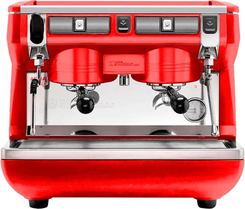 Nuova Simonelli Appia Life - 2 Group Compact - Semi Automatic - Heart Red 