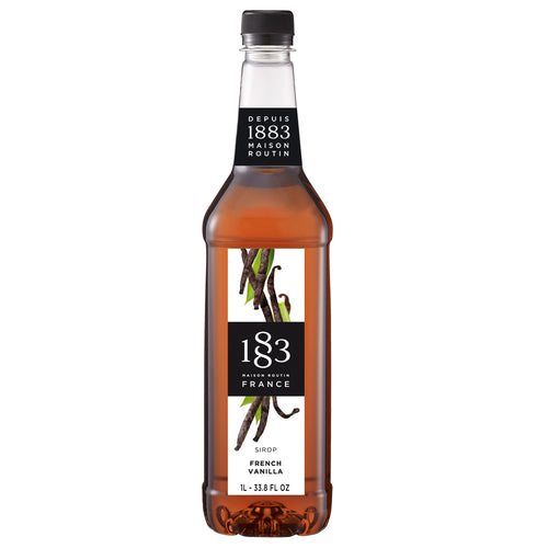 1883 French Vanilla Syrup - 1l (Glass Bottle) 
