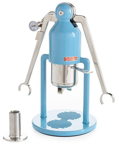 Cafelat Robot - Manual Espresso Maker - Barista Version - Retro Blue