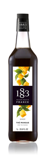 1883 Iced Tea Syrup - 1L - Mango (Glass Bottle) 