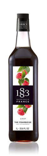 1883 Iced Tea Syrup - 1L - Raspberry (Glass Bottle) 
