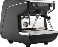 Nuova Simonelli Appia Life - Single Group – Volumetric  w/ Easy Cream - Black