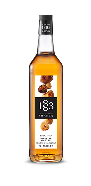 1883 Roasted Hazelnut Syrup - 1l (Glass Bottle)