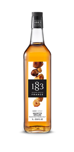 1883 Roasted Hazelnut Syrup - 1l (Glass Bottle) 