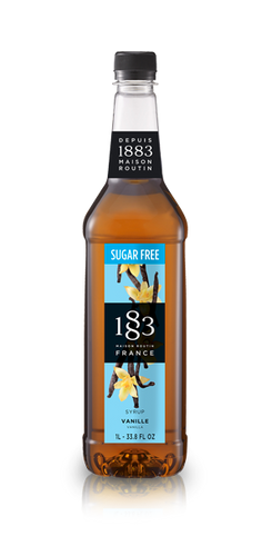 1883 Vanilla Syrup - 1L - Sugar Free (PET Bottle) 