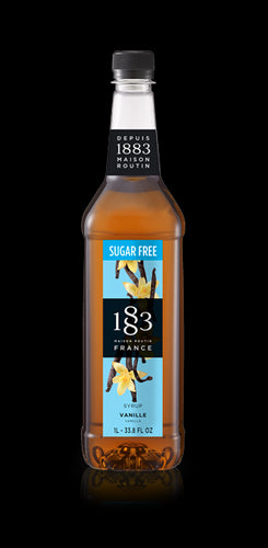 1883 Vanilla Syrup - 1L - Sugar Free (PET Bottle) 