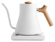 Fellow Stagg EKG Electric Pour-Over Kettle 0.9L - Matte White + Maple