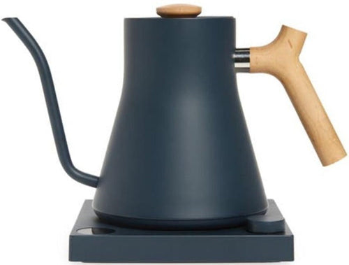 Fellow Stagg EKG Electric Pour-Over Kettle 0.9L - Stone Blue + Maple 