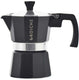 Grosche Milano Stovetop Espresso Maker - 3 cup / 5oz - Black