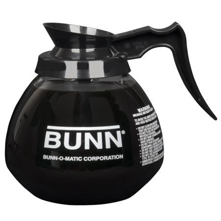 Bunn Glass Coffee Decanter - 1.9L - Case of 3 - Black 