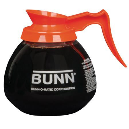 Bunn Glass Coffee Decanter - 1.9L - Case of 3 - Orange 