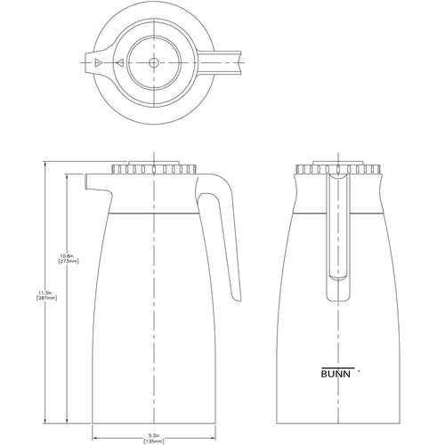 Bunn Thermal Pitcher - 1.9L 