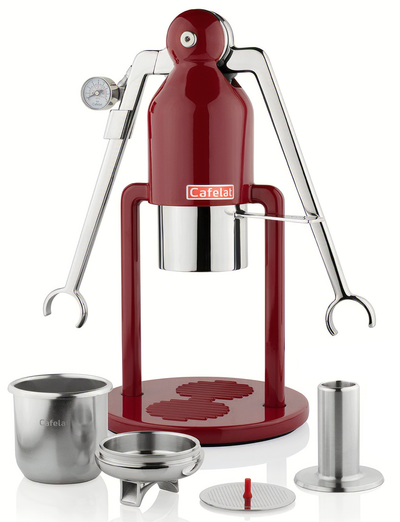 Cafelat Robot - Manual Espresso Maker - Barista Version - Red