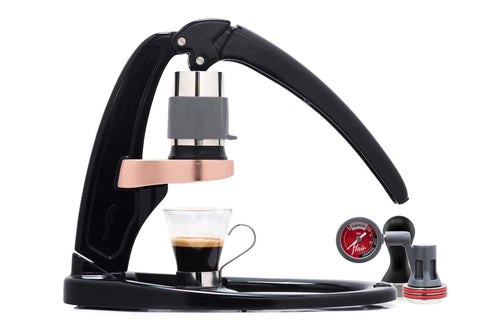 Flair Signature Manual Espresso Maker with Pressure Gauge Kit - Black 