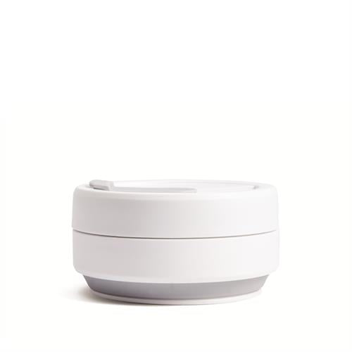 Stojo Collapsible Pocket Cup - White/Dove 