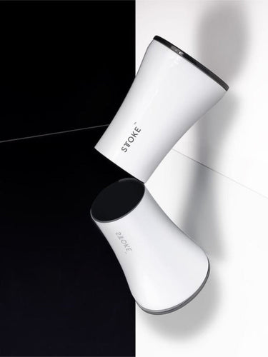 Sttoke Ceramic Reusable Cup (8oz/240ml) - Angel White 