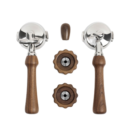 Wiedemann Wooden Accessory Kit For Rocket Espresso Machines- Refined Walnut |975| - (Portafilters Only) 