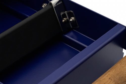 The Coffee Knock Drawer Company - Grounds Cub Pro Knock Box (Drawer) - Midnight Blue 