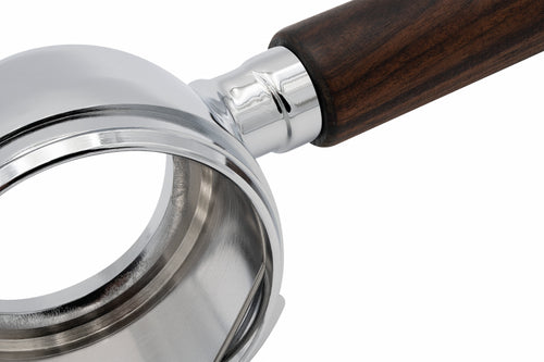 Bezzera Bottomless Portafilter - Walnut - BZ Group 