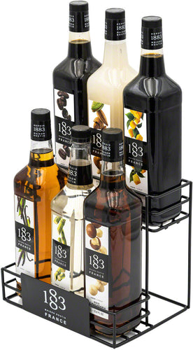 1883 Syrup Bottle Rack - 6 Bottles 