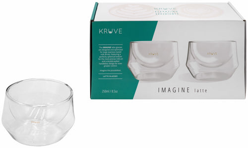 Kruve Imagine Milk glasses - Latte - 250ml/8.5oz 