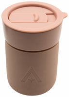 Uberstar Carry Cup Ceramic Travel Mug With Lid - Blush Pink