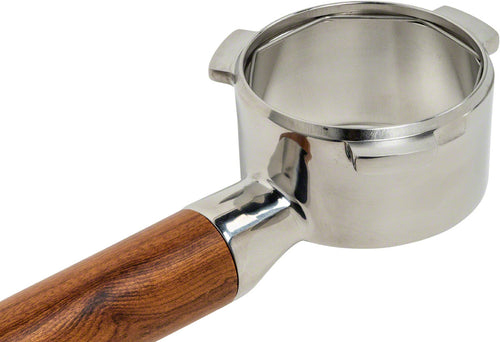 54mm Naked (Bottomless) Portafilter w/ Wooden Handle for Breville 