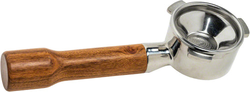 54mm Naked (Bottomless) Portafilter w/ Wooden Handle for Breville 
