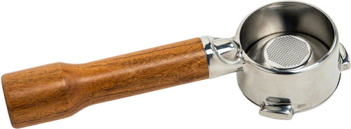 54mm Naked (Bottomless) Portafilter w/ Wooden Handle for Breville 