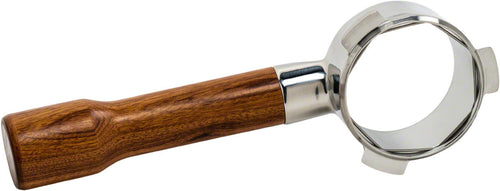 54mm Naked (Bottomless) Portafilter w/ Wooden Handle for Breville 