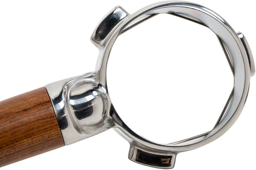 54mm Naked (Bottomless) Portafilter w/ Wooden Handle for Breville 