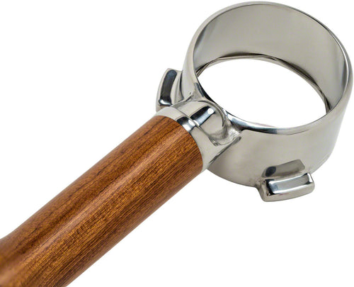 54mm Naked (Bottomless) Portafilter w/ Wooden Handle for Breville 