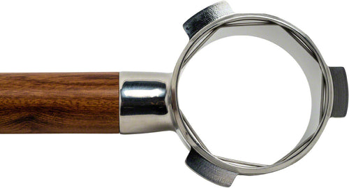 54mm Naked (Bottomless) Portafilter w/ Wooden Handle for Breville 