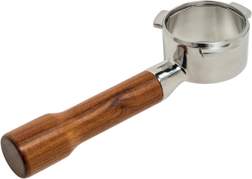 54mm Naked (Bottomless) Portafilter w/ Wooden Handle for Breville 